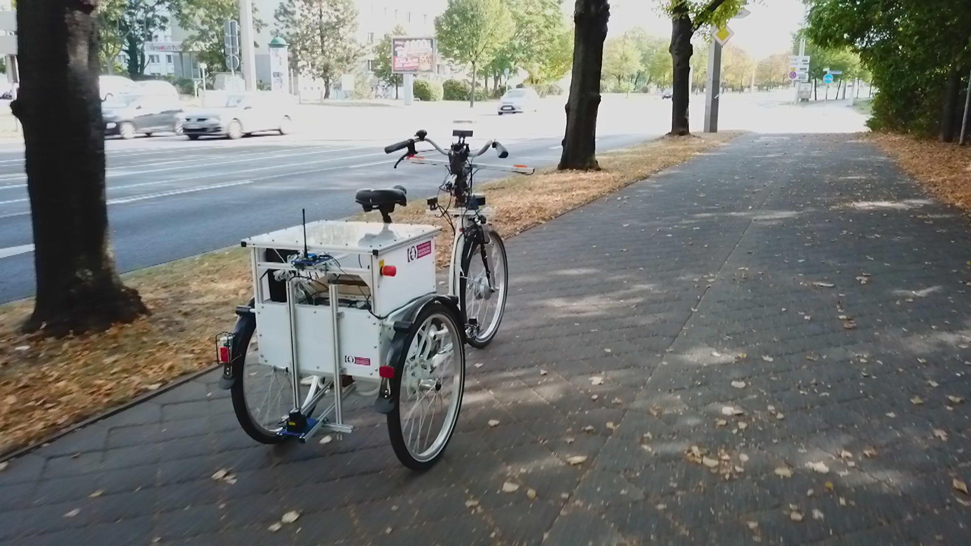 Selbstfahrendes Fahrrad mediaALLSTARS Fernsehberichte